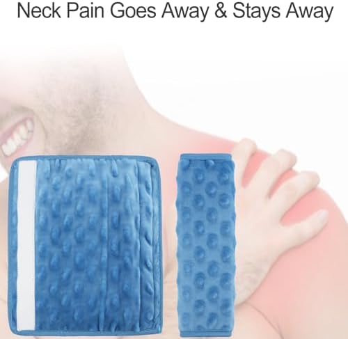 Cushioned Arm Sling Padding for Neck Slim Sling Pad Neck Strap Cushion Comfort Shoulder Support Rotator Cuff Surgery Arm Immobilizer Brace Carry Padded Cover Pillow Wrist Hand Injury, 2Pcs Denim Blue