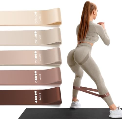 Resistance Bands for Working Out, 5 Levels Exercise Bands Set