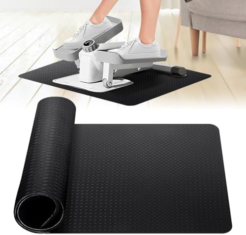 Upgrade Double-Sided Non-Slip Workout Mat for Elliptical Leg Exerciser, Exercise Mat for Under Desk Elliptical Floor Protection
