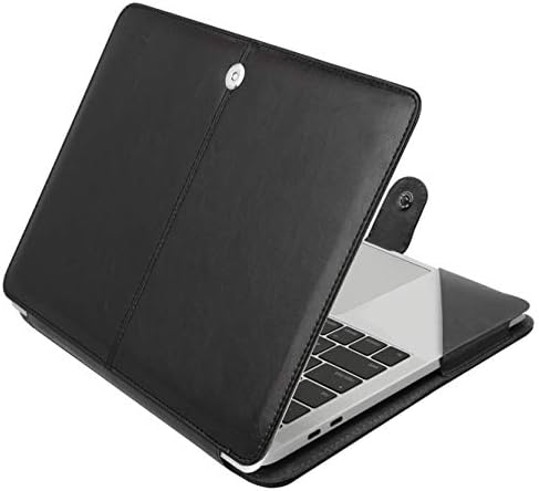 MOSISO PU Leather Sleeve Case Compatible with MacBook Air 13.6 inch