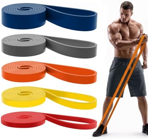 Pull Up Bands, Resistance Bands Set, Exercise Workout Bands for Men & Women, Ideal for Body Stretching, Physical Therapy and Muscle Training