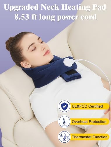 Wired Electric Neck Heating Pad for Neck Pain