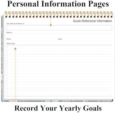Weekly Productivity Dashboard - 8.5" x 11" Dashboard Desk Notepad Has 6 Focus Areas to List Tasks for Goals, Projects, Clients, Academic or Meal-Organize Your Daily Work Efficiently, 54 Weeks, Flower-C