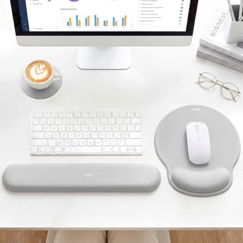 Ergonomic Mouse Pad with Wrist Rest, Mouse Pads for Desk Wrist Support