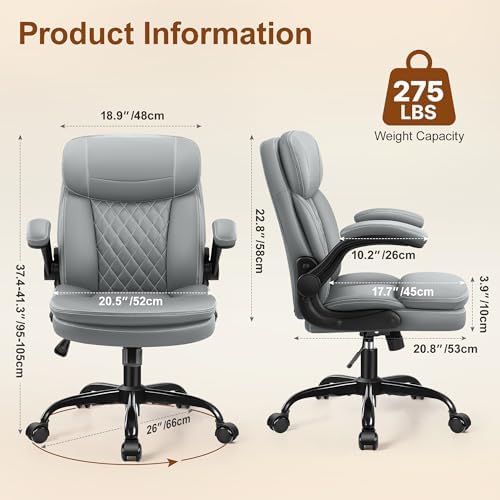 Office Desk Chair, Ergonomic Computer Chair with Unique Dual-Layer Support