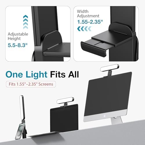 InnoGear Ring Light for Computer On-Camera Monitor Video Conference Light