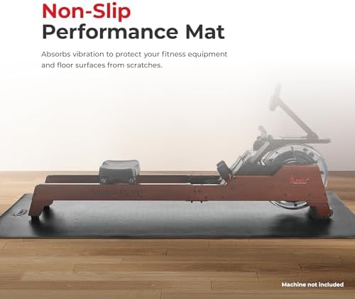 Sunny Health & Fitness Equipment Mats, Home Gym Floor Protection, 4 Sizes