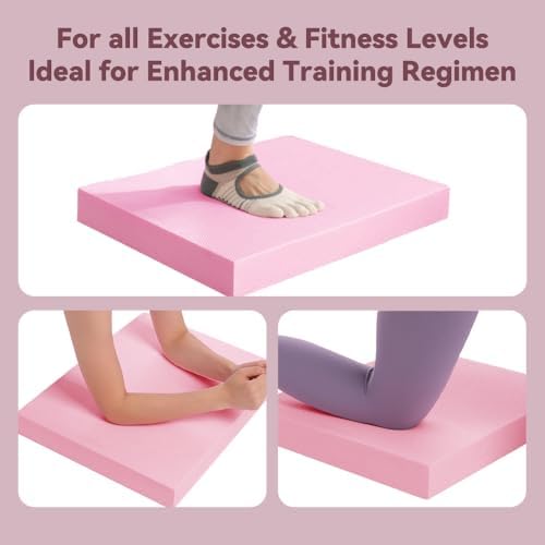 Large Thick Balance Pad Non-Slip Stability Trainer Yoga & Pilates