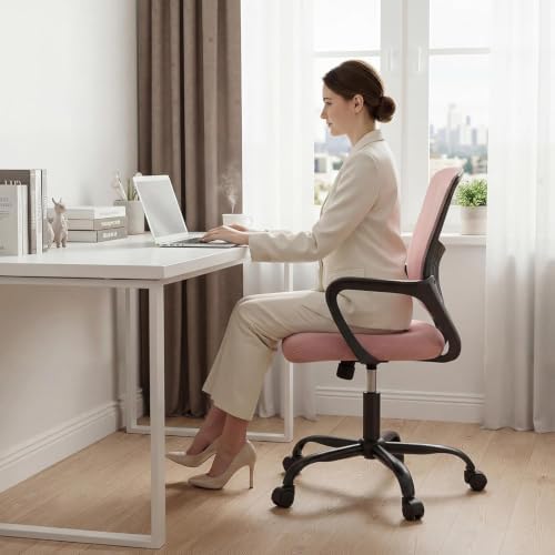 DUMOS Ergonomic Home Office Chair, Lumbar Support Desk Chair