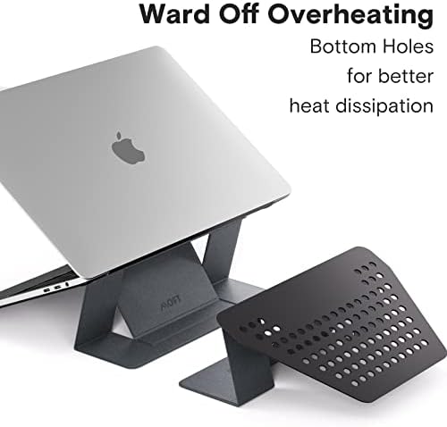 MOFT Adhesive Laptop Stand, Foldable &Portable Laptop Riser for Mobile Work