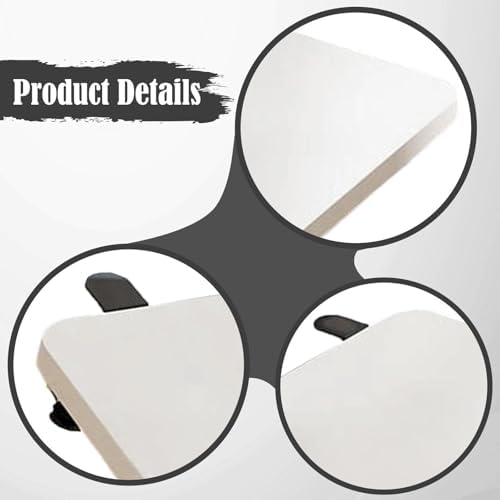 Desk Extension Board Clamp-on Keyboard Tray Portable Ergonomic Arm Rest Expansion Platform for Home Office- White