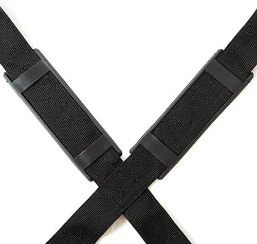 Laptop Harness - Wearable Laptop Stand for Up to 17" Laptops, Tablets & E-Readers - Adjustable Straps, Includes Memory Foam Mouse Pad