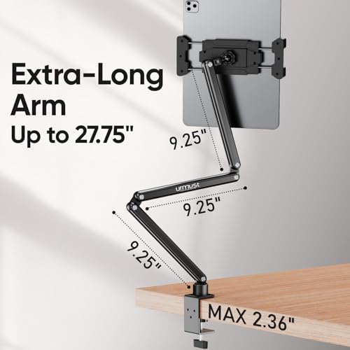 Urmust Portable Monitor Stand 15.6", iPad Stand for Desk