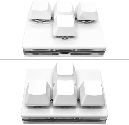 USB Mini 4-Key Keypad Mechanical Gaming Keyboard RGB Macro Pad