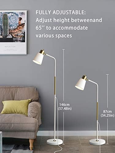 LALISU Floor Lamp Industrial Floor Lamps Reading Farmhouse Standing Lamp