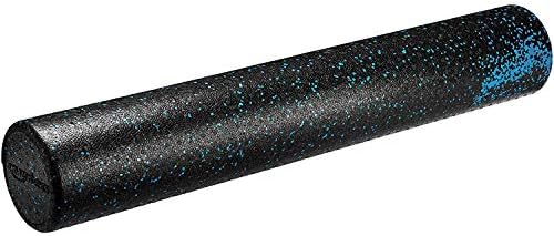 Amazon Basics High Density Foam Roller for Exercise and Recovery, 36 Inches, Blue Speckled