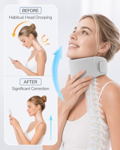 Ice Silk Neck Brace, Soft Cervical Collar for Neck Pain and Support