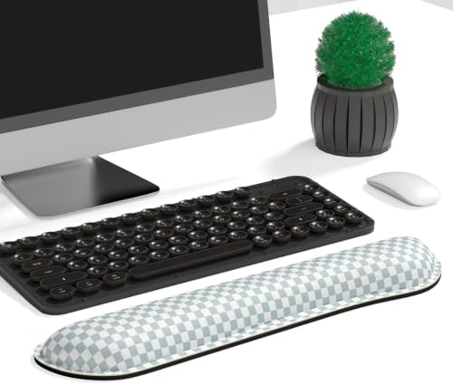 Dapesuom Keyboard Wrist Rest, Memory Foam, Ergonomic, Gaming,Sage Green