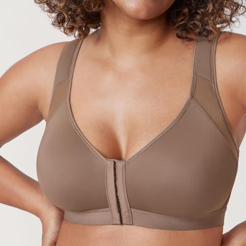 DELIMIRA Women's Front Closure Posture Support Bras