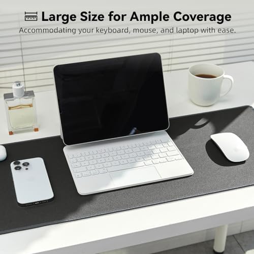 Reniteco Large Office & Gaming Mouse Pad, 27.6" x 11.8" x 0.08"