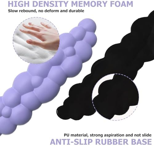 Cloud Wrist Rest Keyboard, Ergonomic Office Keyboard Wrist Rest, Purple