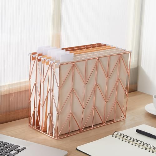 Y YOMA 18 Pack Gradient Hanging File Folders Letter Size Decorative Hanging Folder Pretty File Folder Organizer for Filing Cabinet Office Home with 1/5-Cut Adjustable Tabs, Sunny Orange