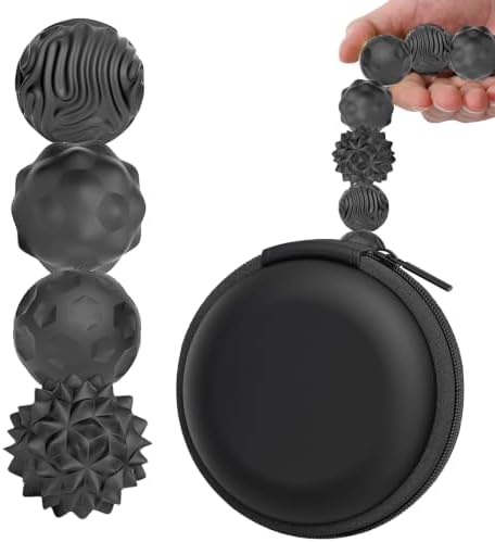 BUSOHA Silicone Magnetic Fidget Balls - 4 Pack Fidget Toys for Adult