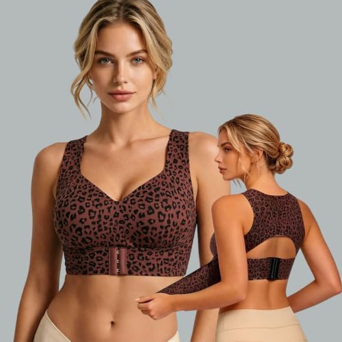 Posture Bra for Women Front Closure Corrector Bras Seamless Full Support Push Up Bralettes