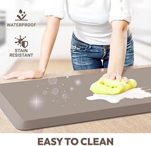 4/5 Inch Thick Kitchen Mat - Cushioned Anti Fatigue Mat for Kitchen Floor