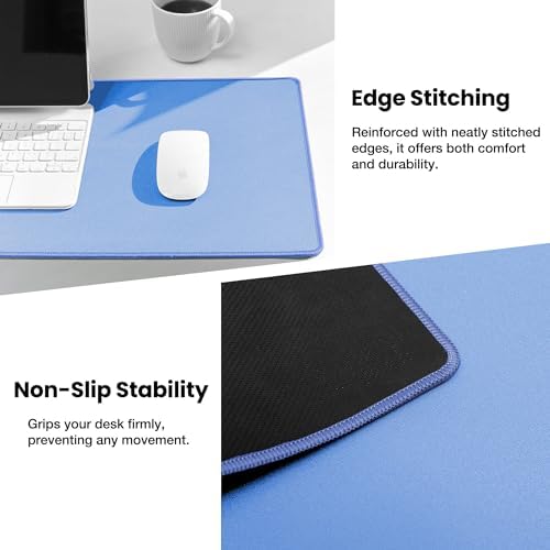 ALOANES Non-Slip Extended Mouse Pad Office&Home Desk Mat Stitched Edge