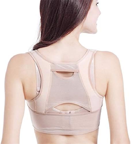 DSMYYXGS Invisibility Women Back Posture Corrector Upper Back Shoulder Spine Clavicle Support Belt Orthopedic Corset Humpback Relief (Size : Large)