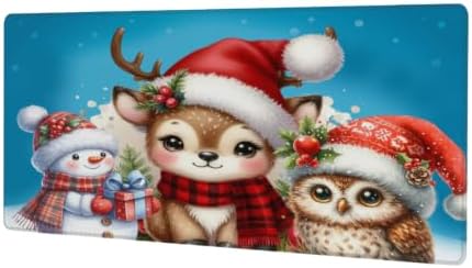Christmas Large Mouse Pad Non-Slip Rubber Long Gaming Desk Mat