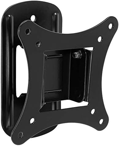 Mount-It! Small TV Wall Mount 19-32 in, Fits 24 in TVs, Tilt Swivel, 44 lb
