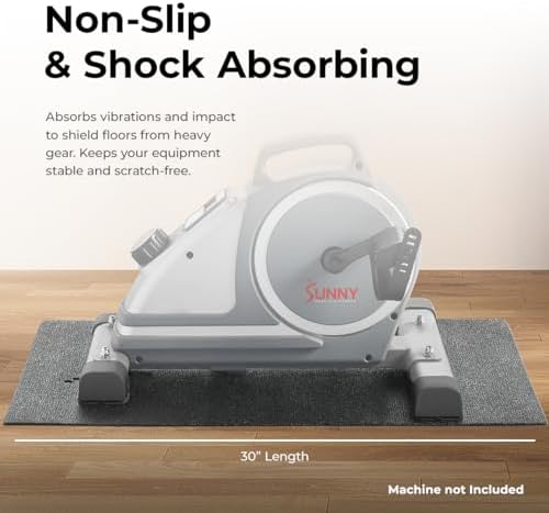 Sunny Health & Fitness Exercise Equipment Mat - Extra Small