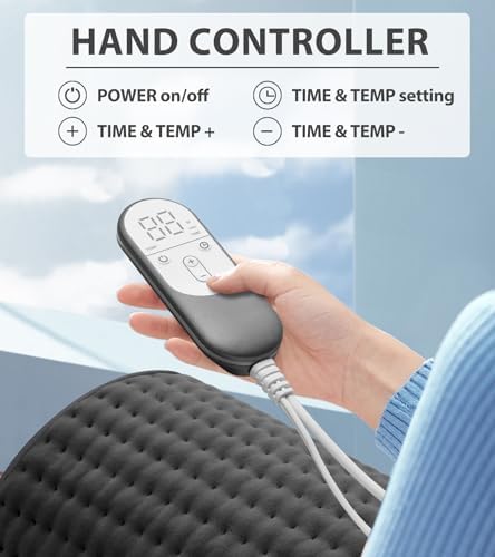 VALGELUIK Heating Pad for Back Pain Relief, 12"x24" Electric Heat Pad Gifts