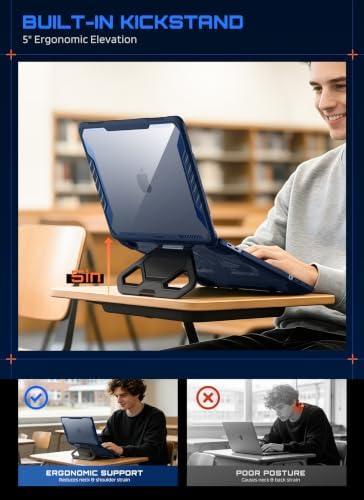SUPCASE for MacBook Neo 13 Inch Case with Stand 2026, Indigo