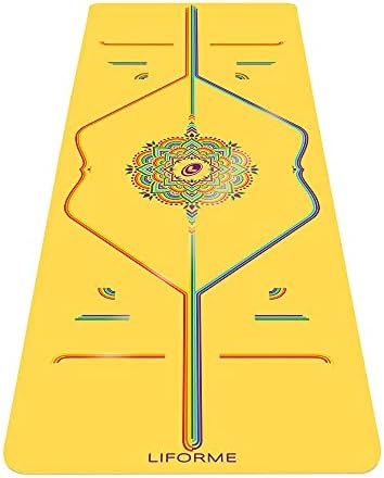 Liforme Travel Yoga Mat - Patented Alignment Design, Advanced Non-Slip Grip
