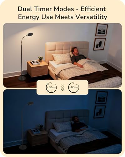 EDISHINE LED Floor Lamp 1300LM Super Bright Reading Floor Lamps Black