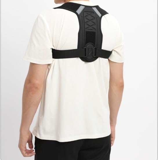Correction Belt Anti-hunchback Sitting Posture Corrector Invisible Clavicle (D,Medium)