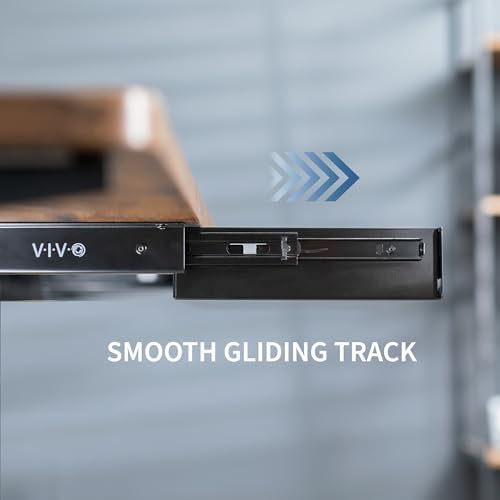 VIVO Black 22 x 9 inch Under Desk Storage Drawer, DESK-DR22H-B
