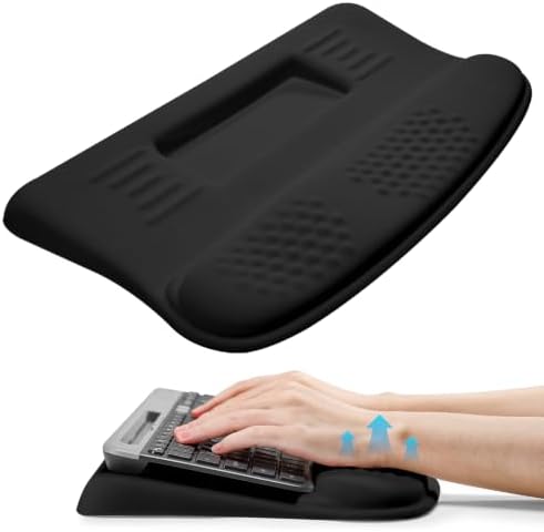 Ergonomic Keyboard Wrist Rest Pad with Wrist Support Black