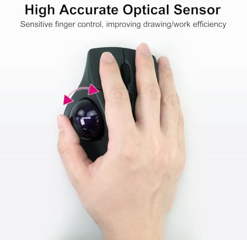SANWA 40mm/1.57in Trackball, Replacement Ball GMATB39, GMAWTB40, GMABTTB41, Kensington Orbit Fusion, and Other Compatible Trackball Mice, Glossy Purple