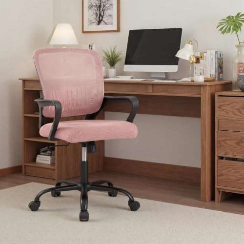 DUMOS Home Office Chair, Ergonomic Lumbar Support Desk Chair