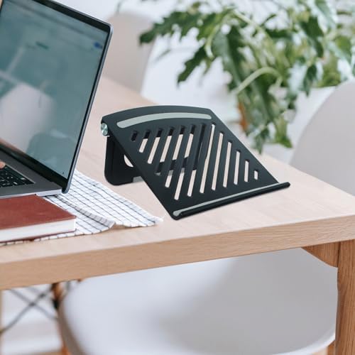 Adjustable Laptop Stand for Laptop and Menu, Black Desktop