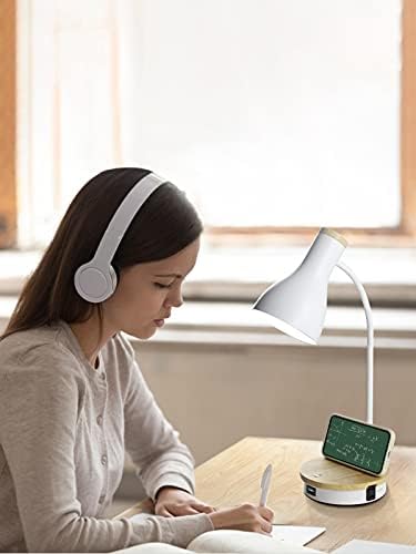 LALISU Metal Desk Lamp Wireless Charging Table Lamp Touch Reading Lights