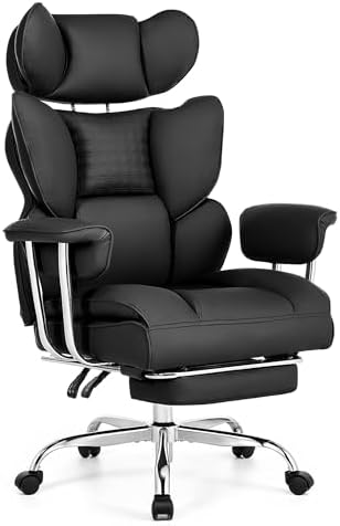 Big and Tall Office Chair 400 LBS, for Adults, Home Office