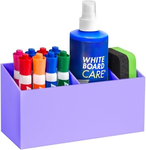 Magnetic Dry Erase Marker Holder for Whiteboard, Fridge Classroom