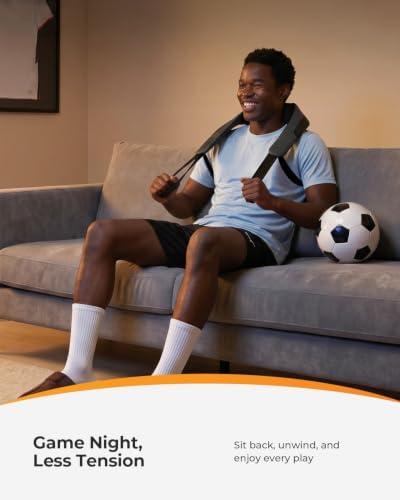 CooCoCo FSA Eligible Cordless Neck Massager with Heat and Remote Control