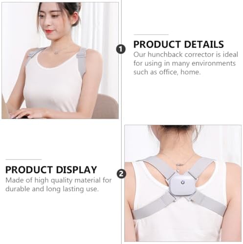 Luxshiny Back Posture Corrector Adjustable Smart Reminder Brace for Unisex