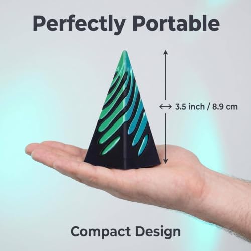 4 Pc Spiral Cone Fidget Toy, Optical Illusion Smooth 3D Printed Fidget Toys